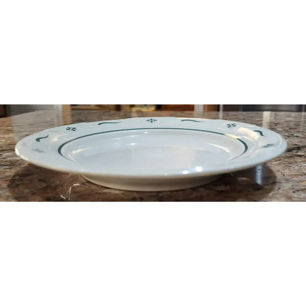Longaberger Woven Traditions Classic Green Bread and Butter Plate 7 1/4